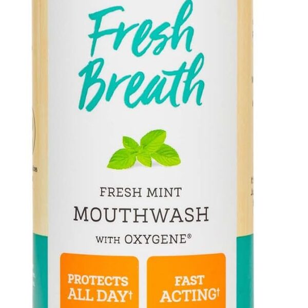 Oxyfresh Fresh Mint Flavored Mouthwash for Adults, Fresh Breath & Bad Breath Treatment  Dentist Recommended for Long - Lasting Fresher & Healthy Gums - Alcohol & Fluoride Free - 16 Fl Oz