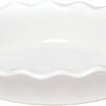 Emile Henry Made In France 9 Inch Pie Dish, White
