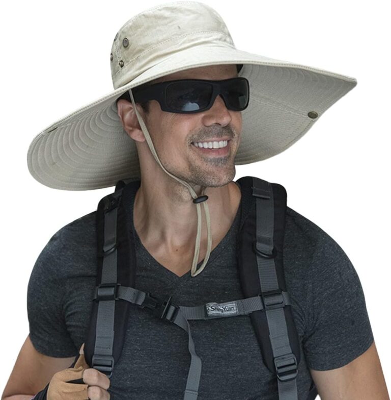 HUAMULAN Wide Brim Sun Hats Men and Women Bucket Safari Fishing Hat for Hiking Garden Lawn Work Camping Outdoor