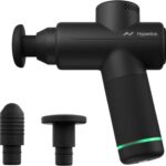 Hypervolt Go 2 - Featuring Quiet Glide Technology - Handheld Percussion Massage Gun | 3 Speeds, 2 Interchangeable Heads | Helps Relieve Sore Muscles and Stiffness