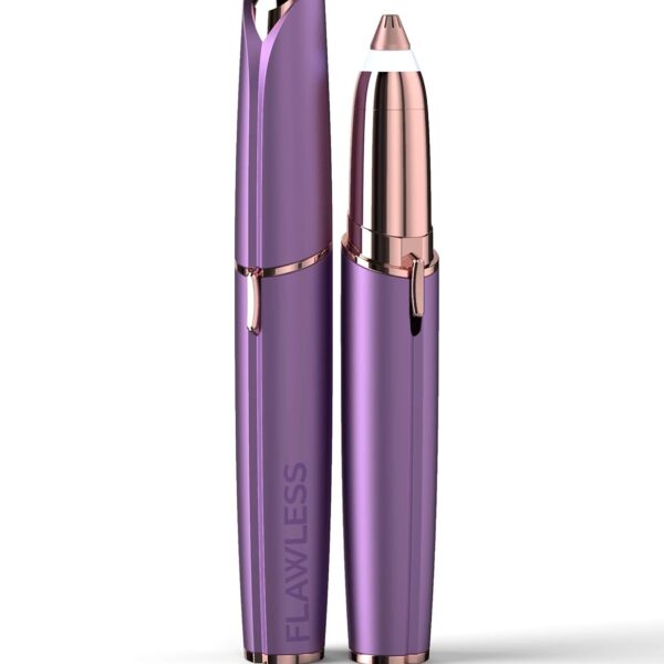 Finishing Touch Flawless Brows Remover, Electric Eyebrow Razor for Women with LED Light for Instant and Painless Hair Removal