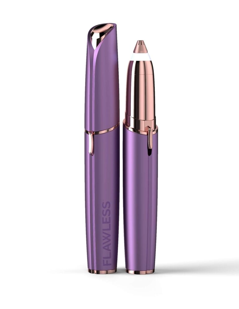 Finishing Touch Flawless Brows Remover, Electric Eyebrow Razor for Women with LED Light for Instant and Painless Hair Removal