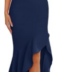 PRETTYGARDEN Wedding Guest Dresses for Women 2026 Summer Formal Gala Maxi Dress Ruffle Mermaid Cocktail Long Dresses