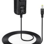15W Power Adapter Replacement for Echo Pop, Dot 5th Gen, Dot 4th Gen, Dot 3rd Gen, Kids Edition, TV Cube Smart Speakers - Black Charger Cord Plug Long Cable, 5ft