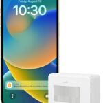 Onvis Smart Motion Sensor, Wireless Hygrometer, Thermometer, Works with Apple HomeKit, Smart Home Automation, PIR Motion Detector-Thread ((iOS 17.4 and Above is Required)
