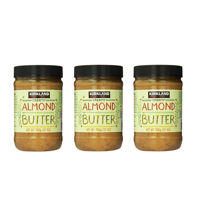 Kirkland Signature Creamy Almond Butter, 27 Ounce (Pack of 3)