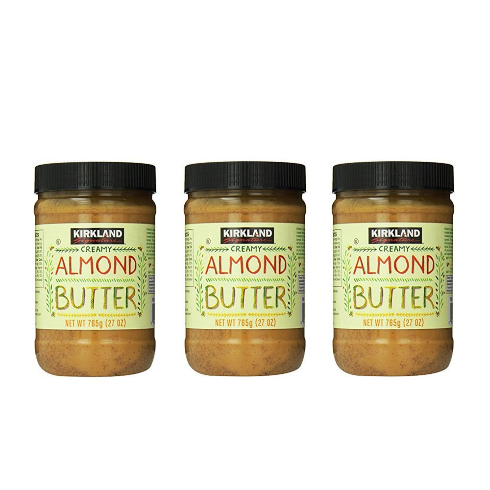 Kirkland Signature Creamy Almond Butter, 27 Ounce (Pack of 3) Kirkland Signature Creamy Almond Butter, 27 Ounce (Pack of 3)