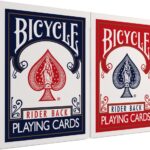 Bicycle Rider Back Playing Cards, Standard Poker Size Deck of Cards, Red & Blue (2 Pack), Classic Cards for Poker, Blackjack, Family Game Night & Card Games, Fun for All Ages