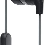 Skullcandy Inkd+ Wired Earbuds with 3.5mm AUX Plug, Noise Isolating Fit, in-Line Microphone Call and Track Control, Ear Gel Sizes Included for Custom Fit, Convenient for Travel - Black