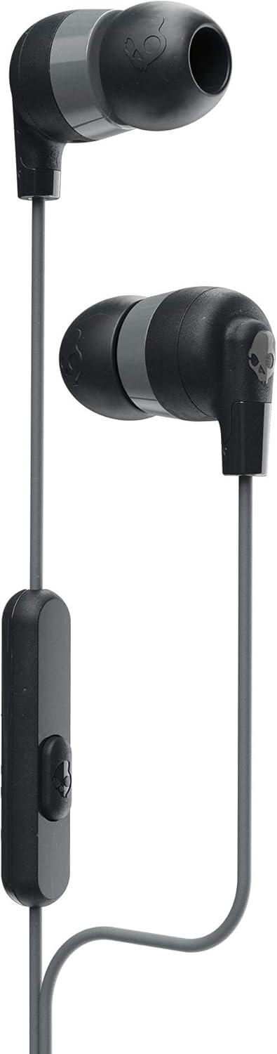Skullcandy Inkd+ Wired Earbuds with 3.5mm AUX Plug, Noise Isolating Fit, in-Line Microphone Call and Track Control, Ear Gel Sizes Included for Custom Fit, Convenient for Travel - Black Skullcandy Inkd+ Wired Earbuds with 3.5mm AUX Plug, Noise Isolating Fit, in-Line Microphone Call and Track Control, Ear Gel Sizes Included for Custom Fit, Convenient for Travel - Black