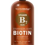 New York Biology Biotin Shampoo for Hair Growth and Thinning Hair  Thickening Formula for Hair Loss Treatment  For Men & Women  Anti Dandruff  16.9 fl Oz
