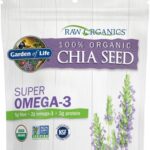 Garden of Life Raw Organics 100% Organic Chia Seeds for Smoothies and Pudding, Whole Seed Foods with Omega 3 Superfood, 28 Servings
