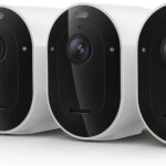 Arlo Pro Security Camera 2K HDR (6th Gen, 2025 Release) - Wireless Outdoor Camera, Rechargeable Removeable Battery, Emergency Response, 1-Month Trial of Secure Plan, 4 Cam, White, Motion Alert