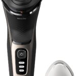 Philips Norelco Shaver 3000 Series, Wet and Dry Electric Shaver, P-Cap, Travel Pouch, Ash Gold, Model S3242/90