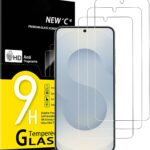 NEW'C 3 Pack Designed for Samsung Galaxy S25 Screen Protector Tempered Glass, Bubble Free, Ultra Resistant | Tempered Glass