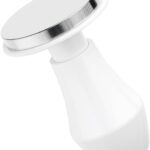 Normcore 53.3mm Espresso Coffee Tamper V4 - Spring Loaded Tamper With Stainless Steel Flat Base - Non-stick coating White - 15lb / 25lb / 30lbs Replacement Springs - Anodized Aluminum Stand