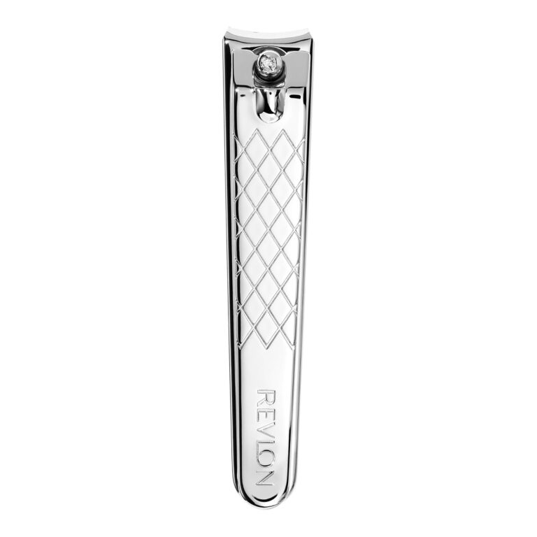 Revlon Toenail Clipper With File, Nail Care Tool With a Curved Blade for an Accurate Trimming and Grooming, Easy to Use, 1 count