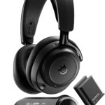 SteelSeries Arctis Nova Elite - Hi-Res Wireless Gaming Headset  96kHz/24bit  Carbon Fiber Speakers  ANC  AI Noise Rejection  App  2.4GHz + BT  Multi-Source Mix  OmniPlay PC+PlayStation+Xbox