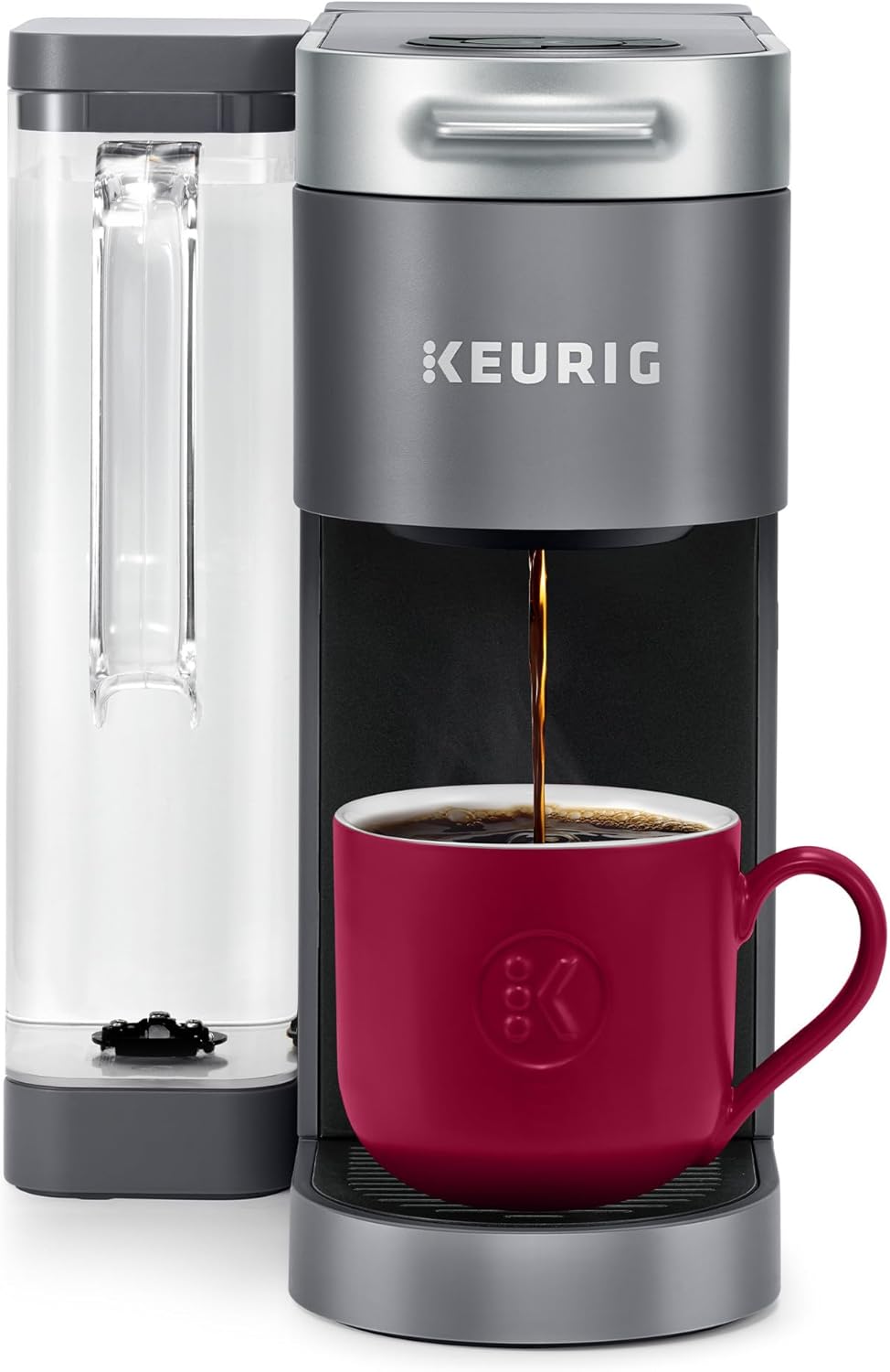 Keurig K-Supreme Single Serve K-Cup Pod Coffee Maker, MultiStream Technology, 4 Brew Sizes, 66oz Dual-Position Removable Reservoir, Gray Keurig K-Supreme Single Serve K-Cup Pod Coffee Maker, MultiStream Technology, 4 Brew Sizes, 66oz Dual-Position Removable Reservoir, Gray