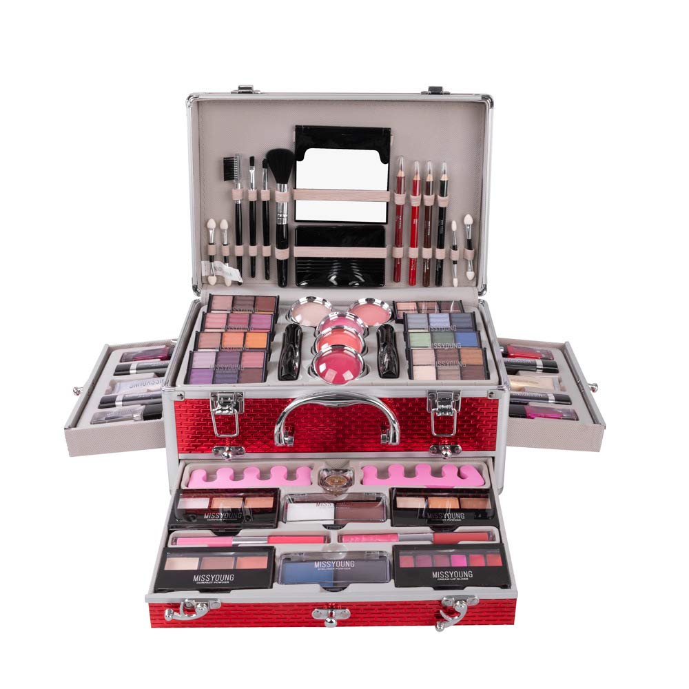 FantasyDay All-in-one Holiday Make up Gift Set | Makeup Kit for Women Full Kit Essential Starter Bundle Include Eyeshadow Palette Lipstick Blush Foundation Concealer Face Powder Mascara Lipgloss Brush FantasyDay All-in-one Holiday Make up Gift Set | Makeup Kit for Women Full Kit Essential Starter Bundle Include Eyeshadow Palette Lipstick Blush Foundation Concealer Face Powder Mascara Lipgloss Brush