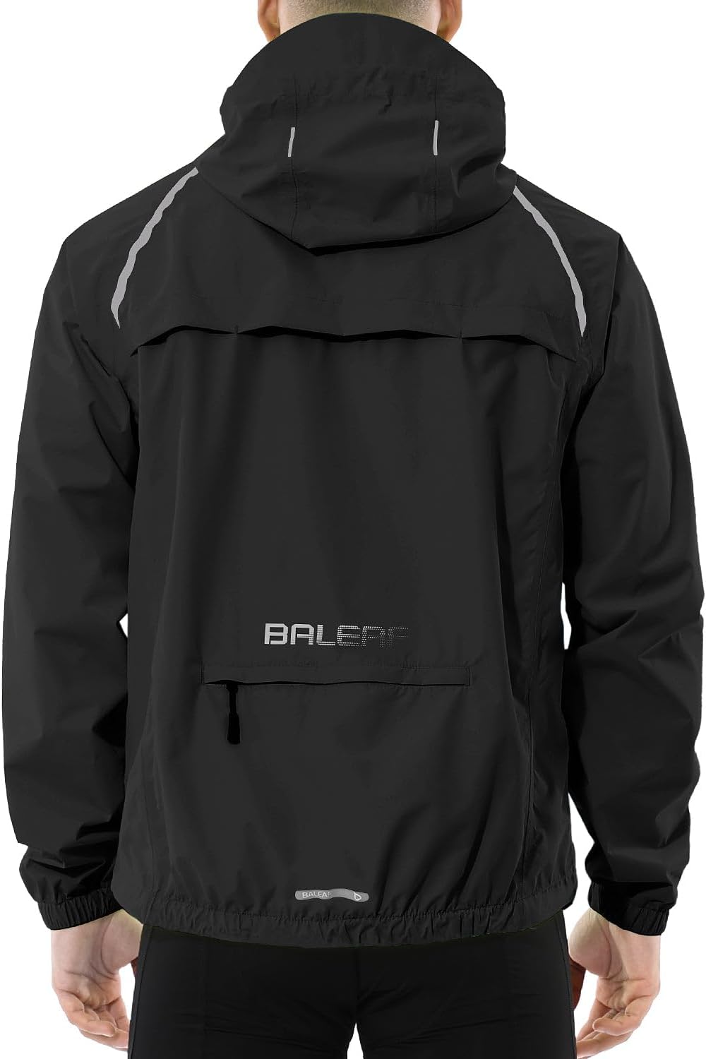 baleaf Men's Rain Jacket Waterproof Windbreaker Raincoat Running Cycling Hiking Gear Hood Lightweight Reflective Packable baleaf Men's Rain Jacket Waterproof Windbreaker Raincoat Running Cycling Hiking Gear Hood Lightweight Reflective Packable