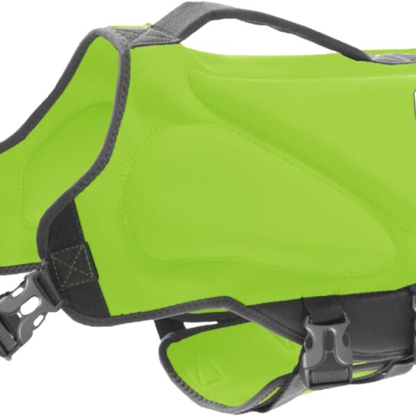 Outward Hound Dawson Swim Green Dog Life Jacket, Small