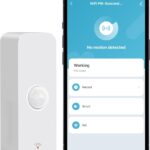 WiFi Motion Sensor: Smart Motion Detector with App Alerts, Wireless Contact Sensor for Smart Home Automation, Compatible with Alexa Echo (1 Pack), PH-P01
