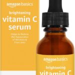 Amazon Basics Brightening Anti Aging Vitamin C Serum with Hyaluronic Acid, Hydrates Skin, 1 Fluid Ounce, 1-Pack