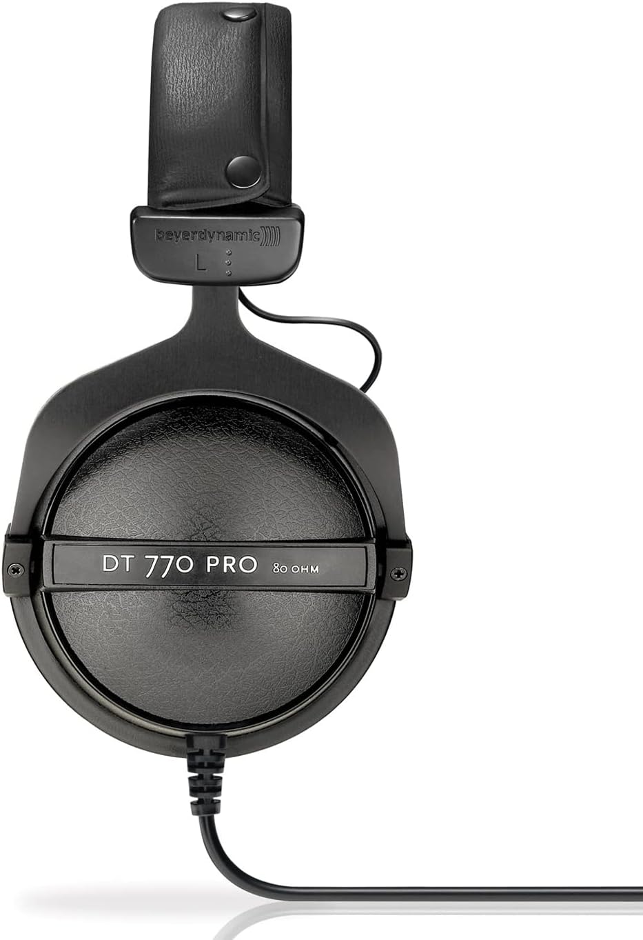 beyerdynamic DT 770 PRO 80 Ohm Over-Ear Studio Headphones in Gray. Enclosed Design, Wired for Professional Recording and Monitoring beyerdynamic DT 770 PRO 80 Ohm Over-Ear Studio Headphones in Gray. Enclosed Design, Wired for Professional Recording and Monitoring