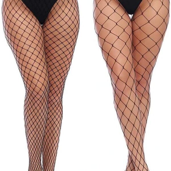 Charmnight Womens High Waist Tights Fishnet Stockings Thigh High Pantyhose