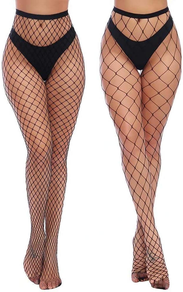 Charmnight Womens High Waist Tights Fishnet Stockings Thigh High Pantyhose Charmnight Womens High Waist Tights Fishnet Stockings Thigh High Pantyhose