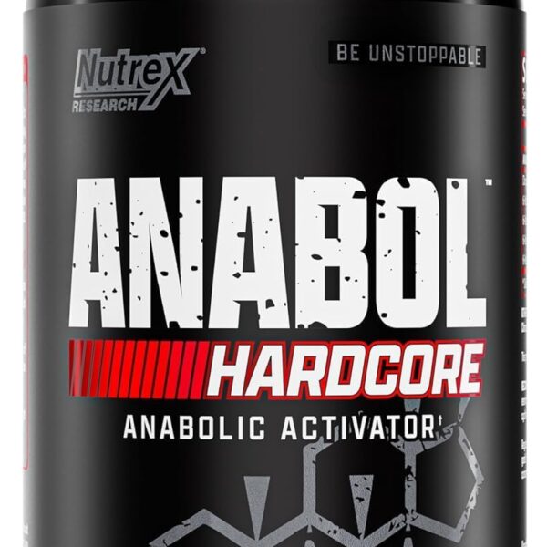 Nutrex Research Anabol Hardcore Anabolic Activator, Muscle Builder and Hardening Agent, 60 Pills Fast Acting Liquid Capsules - 1 Month Supply