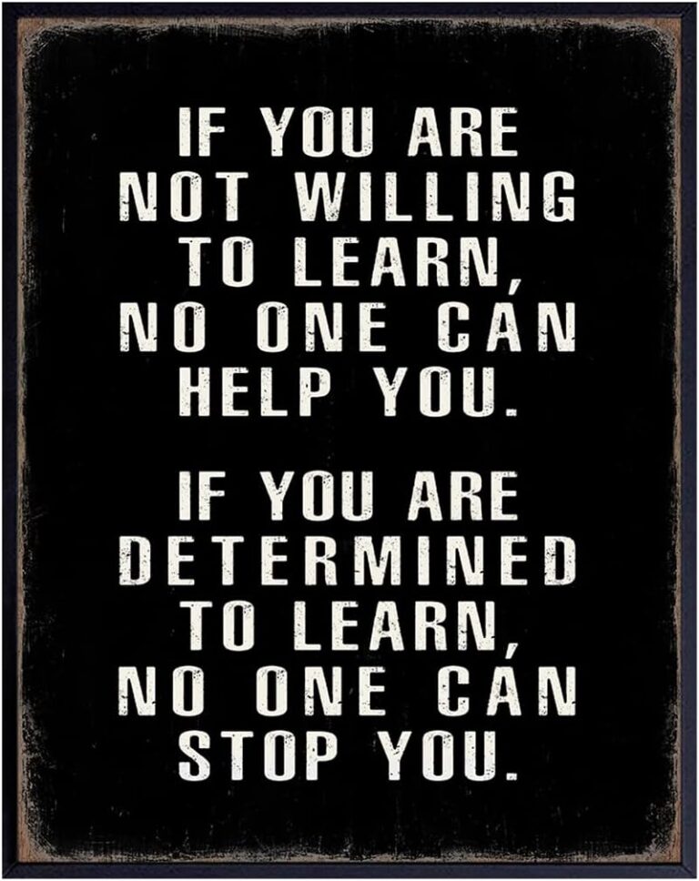 Motivational Wall Art 11x14 - Office Wall Art - Classroom Motivational poster - Positive Quotes Wall Decor - Positive Sayings for Wall Decor - Entrepreneur Encouragement Gifts - Inspirational Quotes