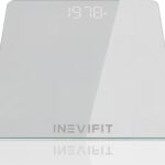 INEVIFIT Premium Bathroom Scale, Highly Accurate Digital Bathroom Body Scale, Measures Weight up to 400 lbs. Includes Batteries