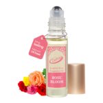 Zoha Rose Bloom | Roll on Perfumes for Women & Men | Alcohol-free Rose Perfume Oil | Travel Size Long Lasting Fragrance | 6ml Roller