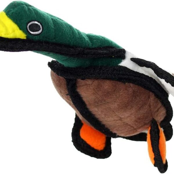 TUFFY : 2 Pack Jr Duck Jr Rabbit Dog Toys: Ultra Durable Plush Toy with Multiple Layers & Reinforced Seams, Washable and Floats, Original Construction