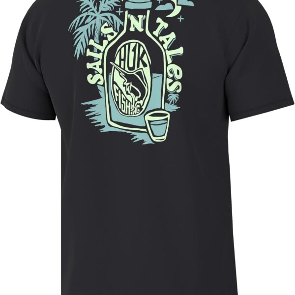 HUK Mens Fishing Graphic Tee, Performance Short Sleeve, Quick-Dry