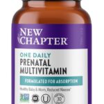 New Chapter Prenatal Vitamins, One Daily Prenatal Multivitamin with Methylfolate + Choline for Healthy Mom & Baby, Gluten Free & Non-GMO, 30 Count