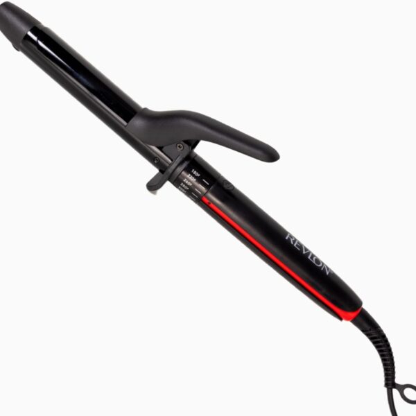 REVLON SmoothStay 1 Inch Curling Iron, Coconut Oil Infused Ceramic Curling Wand with Tourmaline Ionic Technology, Tight Bouncy Curls, Enhanced Shine, Reduced Frizz