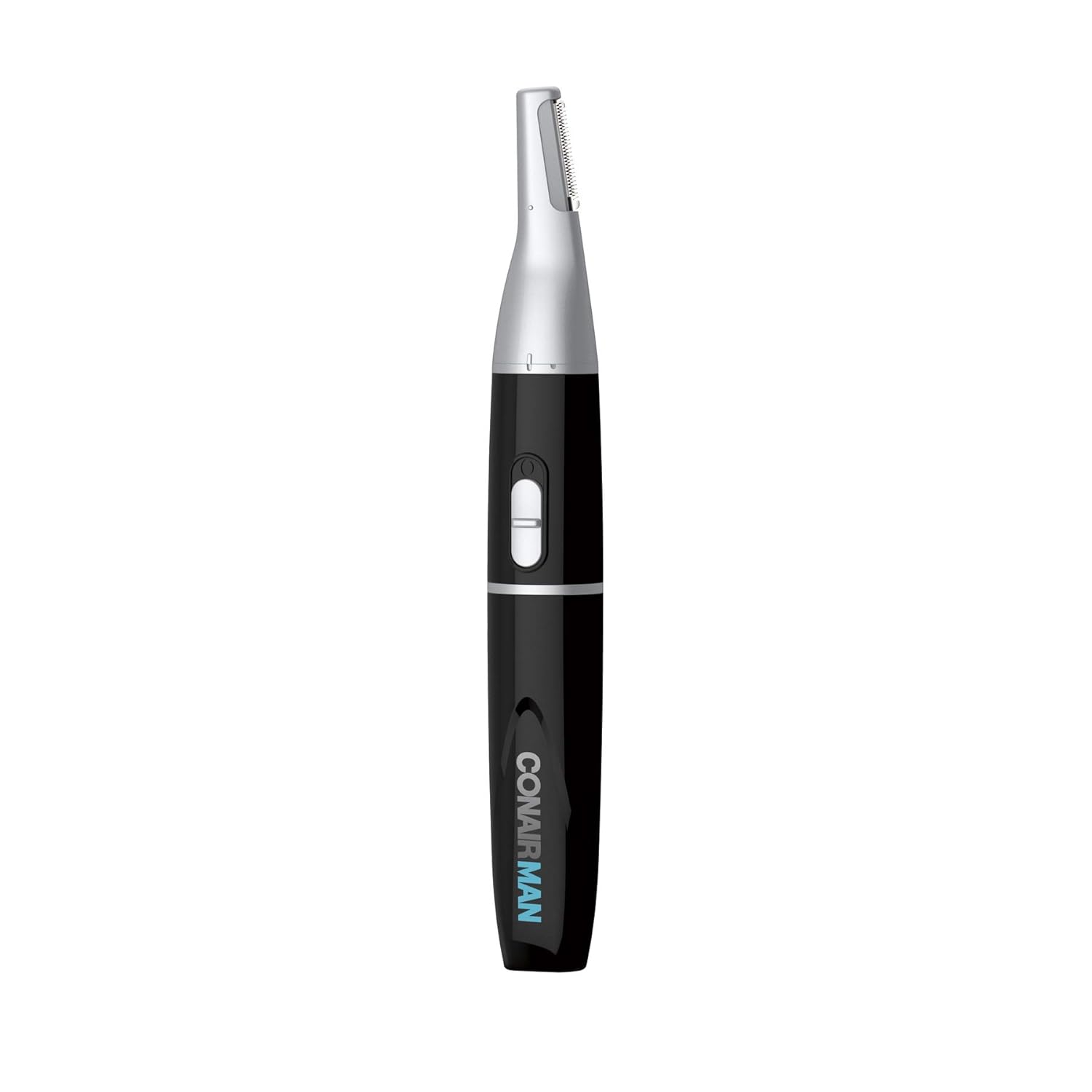 ConairMAN All-in-One Personal Trimmer for Men, for Nose, Ear, Eyebrows and Sideburns Hair Trimmer, 4 piece Men's Grooming Kit, Lithium Battery-Powered ConairMAN All-in-One Personal Trimmer for Men, for Nose, Ear, Eyebrows and Sideburns Hair Trimmer, 4 piece Men's Grooming Kit, Lithium Battery-Powered