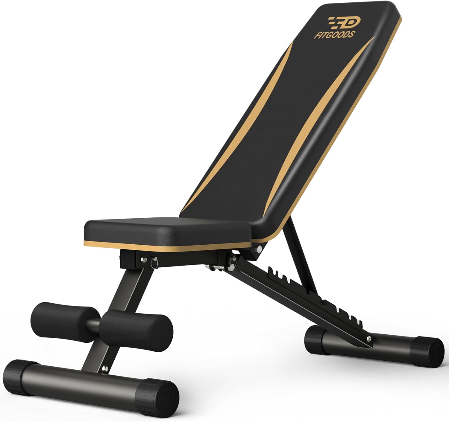 FitGoods Adjustable Weight Bench - Heavy-Duty Foldable Workout Bench for Home Gym, 660 LBS Capacity, Incline & Decline, Multi-Position Strength Training Bench, Compact Storage FitGoods Adjustable Weight Bench - Heavy-Duty Foldable Workout Bench for Home Gym, 660 LBS Capacity, Incline & Decline, Multi-Position Strength Training Bench, Compact Storage