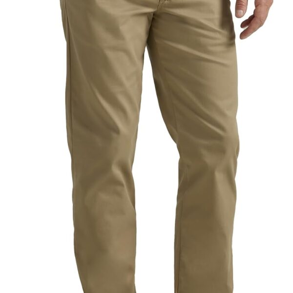 Lee Men's Flat Front Slim Straight Pant