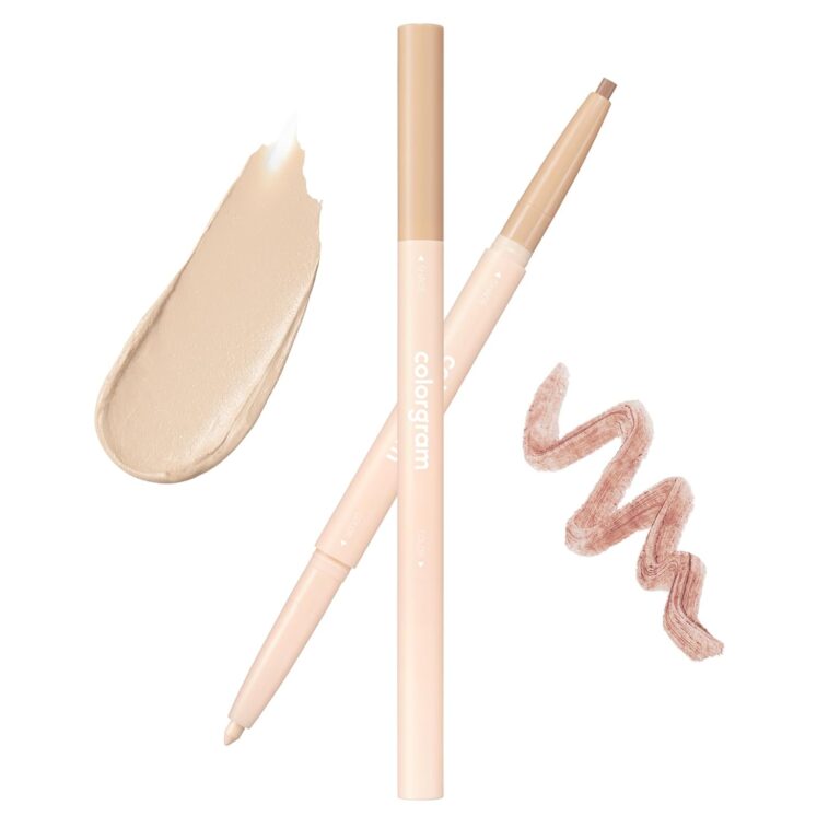 COLORGRAM Under Eye Highlighter Stick 03 Real Tone | Silky-Smooth Long-Lasting Highlighter & Contouring Stick for Smudge-Proof, Shining Daily Makeup | K-Beauty Face Highlighters & Luminizers