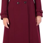 Cole Haan Women's Signature Slick Wool Blend Trench Coat
