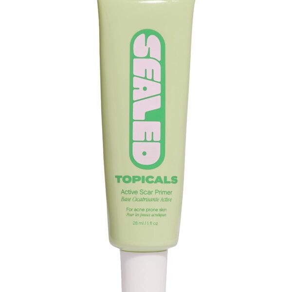 Topicals Sealed Active Scar Filling Primer for Acne Prone Skin - Good for Blemishes, Pores, Acne & Dryness - Contains Retinol and Salicylic Acid - 1 Oz