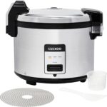 CUCKOO Commercial Rice Cooker & Warmer, Extra Large Rice Cooker 30-Cup Uncooked / 60-Cup Cooked, Professional Industrial Grain Cooker with Large Capacity, Easy One-Touch Operation, Silver (CR-3032)