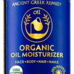 Ancient Greek Remedy Body Oil - Organic After Shower Face Oil & Body Moisturizer for Dry Skin - Almond, Jojoba, Olive, Lavender, Vitamin E Oils - Natural Clean Facial Skincare for Women & Men 4 oz