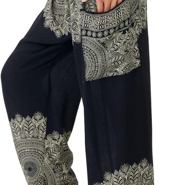 Joob Joob Boho Pants for Women - Hippie Harem Pants Women - Womens Yoga Pants  Comfy Bohemian Flowy Hippie Clothes