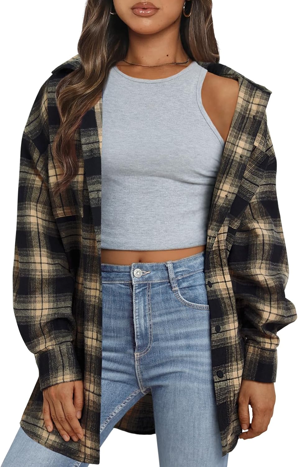 Trendy Queen Women Flannel Shirts Plaid Tops Fall Fashion Shackets Long Sleeve Blouse Button Down Outfits Winter Jackets 2026 Trendy Queen Women Flannel Shirts Plaid Tops Fall Fashion Shackets Long Sleeve Blouse Button Down Outfits Winter Jackets 2026