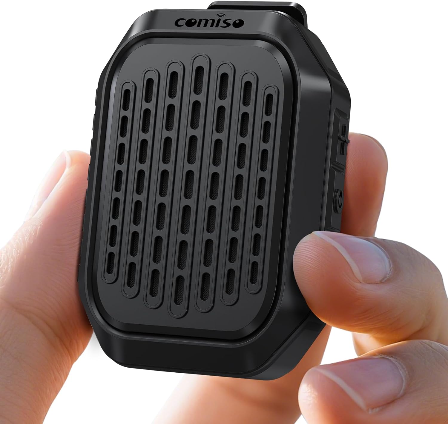 comiso Wearable Bluetooth Speaker, IPX7 Waterproof, Clip-On Portable Wireless Speaker, 10H Playtime, Built-in Mic for Hands-Free Calls, Running, Cycling, Outdoor (Black) comiso Wearable Bluetooth Speaker, IPX7 Waterproof, Clip-On Portable Wireless Speaker, 10H Playtime, Built-in Mic for Hands-Free Calls, Running, Cycling, Outdoor (Black)
